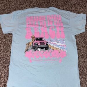 Simply Southern Light Blue T-Shirt “Somebody Please Take Me To The Beach”